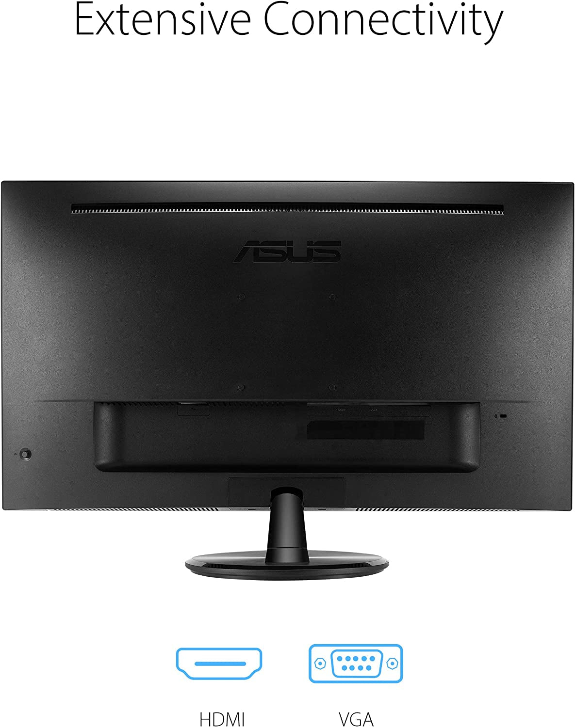 VP279HE 27-Inch Full HD Monitor, 1080P, 75Hz, IPS Technology, Adaptive-Sync/Freesync, Eye Care Features, HDMI and VGA Connectivity, Frameless Design, Low Blue Light, Flicker-Free, VESA Mount Compatible