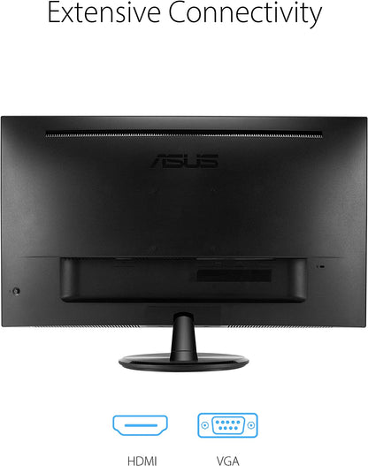 VP279HE 27-Inch Full HD Monitor, 1080P, 75Hz, IPS Technology, Adaptive-Sync/Freesync, Eye Care Features, HDMI and VGA Connectivity, Frameless Design, Low Blue Light, Flicker-Free, VESA Mount Compatible