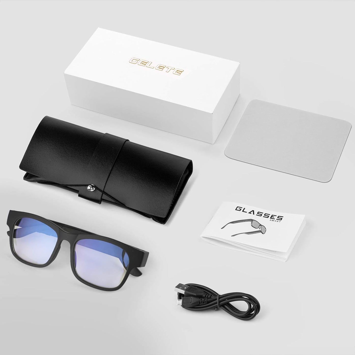 Smart Audio Glasses with Wireless Bluetooth, Polarized Lenses, and IPX4 Waterproof Rating