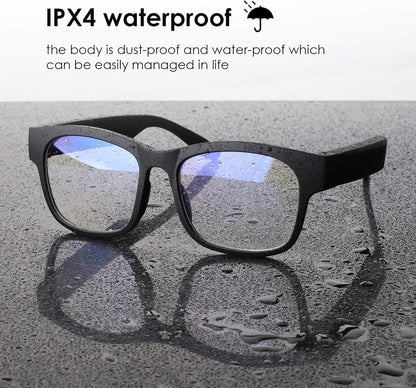 Smart Audio Glasses with Wireless Bluetooth, Polarized Lenses, and IPX4 Waterproof Rating